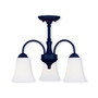 Ridgedale 3-Light Convertible Dinette Chandelier/Ceiling Mount