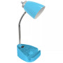 Limelight's Gooseneck Organizer Desk Lamp with iPad Tablet Stand Book Holder and Charging Outlet