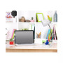 Limelight's Gooseneck Organizer Desk Lamp with iPad Tablet Stand Book Holder and Charging Outlet