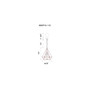 Diamond 1 Light Chandelier