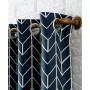 Kenwood 40" x 63" Chevron Print Blackout Curtain Panel