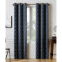 Kenwood 40" x 63" Chevron Print Blackout Curtain Panel