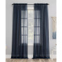 Sheer Voile Rod Pocket Top Curtain Panel, 59" x 63"
