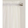 Sheer Voile Rod Pocket Top Curtain Panel, 59" x 63"