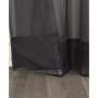 Sheer Voile Rod Pocket Top Curtain Panel, 59" x 63"