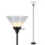 Mary Floor Lamp with White Cone Shade