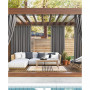 Rutherford 52" x 108" Indoor/Outdoor Curtain Panel