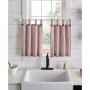 Tucker Ticking Stripe 30" x 24" Tier Curtain Set