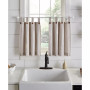 Tucker Ticking Stripe 30" x 24" Tier Curtain Set