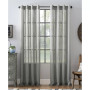 Textured Linen Blend 52" x 63" Curtain