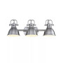 Roland Three Light Bathroom Sconce