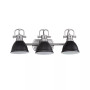 Roland Three Light Bathroom Sconce