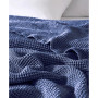 Darren Cotton Waffle Knit Blanket, Full/Queen