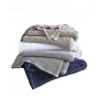 Darren Cotton Waffle Knit Blanket, Full/Queen
