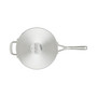 3-Ply Base Stainless Steel 4.5 Quart Induction Sauté Pan with Helper Handle and Lid
