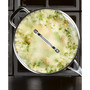 3-Ply Base Stainless Steel 4.5 Quart Induction Sauté Pan with Helper Handle and Lid