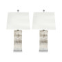Set of 2 Rock Crystal Table Lamps