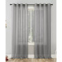 51" x 63" Crushed Sheer Voile Grommet Top Curtain Panel