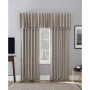 Evelina Faux Silk Beaded Thermal Blackout Valance, 50" x 17"