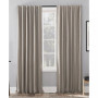 Evelina Faux Silk Beaded Thermal Blackout Valance, 50" x 17"