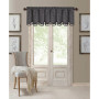 Mia Jacquard 52" x 19" Scalloped Blackout Valance