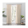 Checkmate Rod Pocket Curtain Pair w/Tie Backs 100"W x 72"L