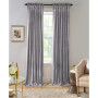 Korena 52" x 84" Tie-Top Crushed Velvet Curtain Panel