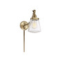 1-Light Wall Sconce In Natural Brass