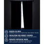 Virginia Ultimate Blackout Back Tab Window Curtain Panel Set, 38" x 63"