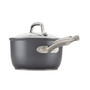 Accolade Forged Hard-Anodized Nonstick Saucepan with Lid, 2.5-Quart, Moonstone