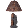 Resin Bear Honey Bee Table Lamp