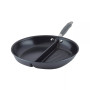Advanced Home Hard-Anodized 12.5" Nonstick Divided Grill and Griddle Skillet