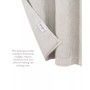 Tallulah Textured Blackout Grommet Window Curtain Panel Pair with Tiebacks, 38" x 84"