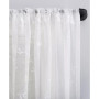 50" x 17" Delia Embroidered Floral Sheer Curtain Valance