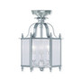 Livingston 3-Light 13.75" Convertible Mini Pendant/Ceiling Mount