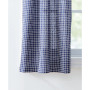 Mini Check Tab Top 3-Piece Valance Tier Set, 56" x 14"