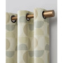 Drake Mid-Century Geometric Semi-Sheer Grommet Curtain Panel, 84" x 50"
