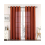 Home Living 2 Piece Lightweight Basic Sheer Grommet Top Curtain Panels