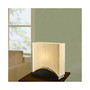 Sakura 17" Modern Space-Efficient Premium Shade Table Lamp with Lacquer