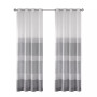 Hayden Striped Linen-Like Sheer Window Panel, 50" x  84"