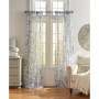 Westport Floral Tie-Top Sheer Window Curtain