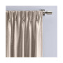 Grasscloth 2/Way Pinch Pleated w/Back Tabs Curtain Pair 50"W x 96"L