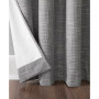 Kline Burlap Weave 52" x 63" Thermal Blackout Curtain Panel
