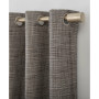 Kline Burlap Weave 52" x 63" Thermal Blackout Curtain Panel