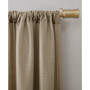 Amalfi 54" X 84" Linen Blend Textured Sheer Rod Pocket Curtain Panel
