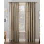 Amalfi 54" X 84" Linen Blend Textured Sheer Rod Pocket Curtain Panel