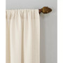 Amalfi 54" X 84" Linen Blend Textured Sheer Rod Pocket Curtain Panel