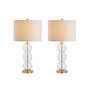 Bella Glass Triple-Sphere Led Table Lamp, Set of 2
