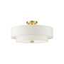 Meridian 4 Lights Semi Flush