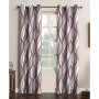 Intersect Geometric Print Curtain Panel